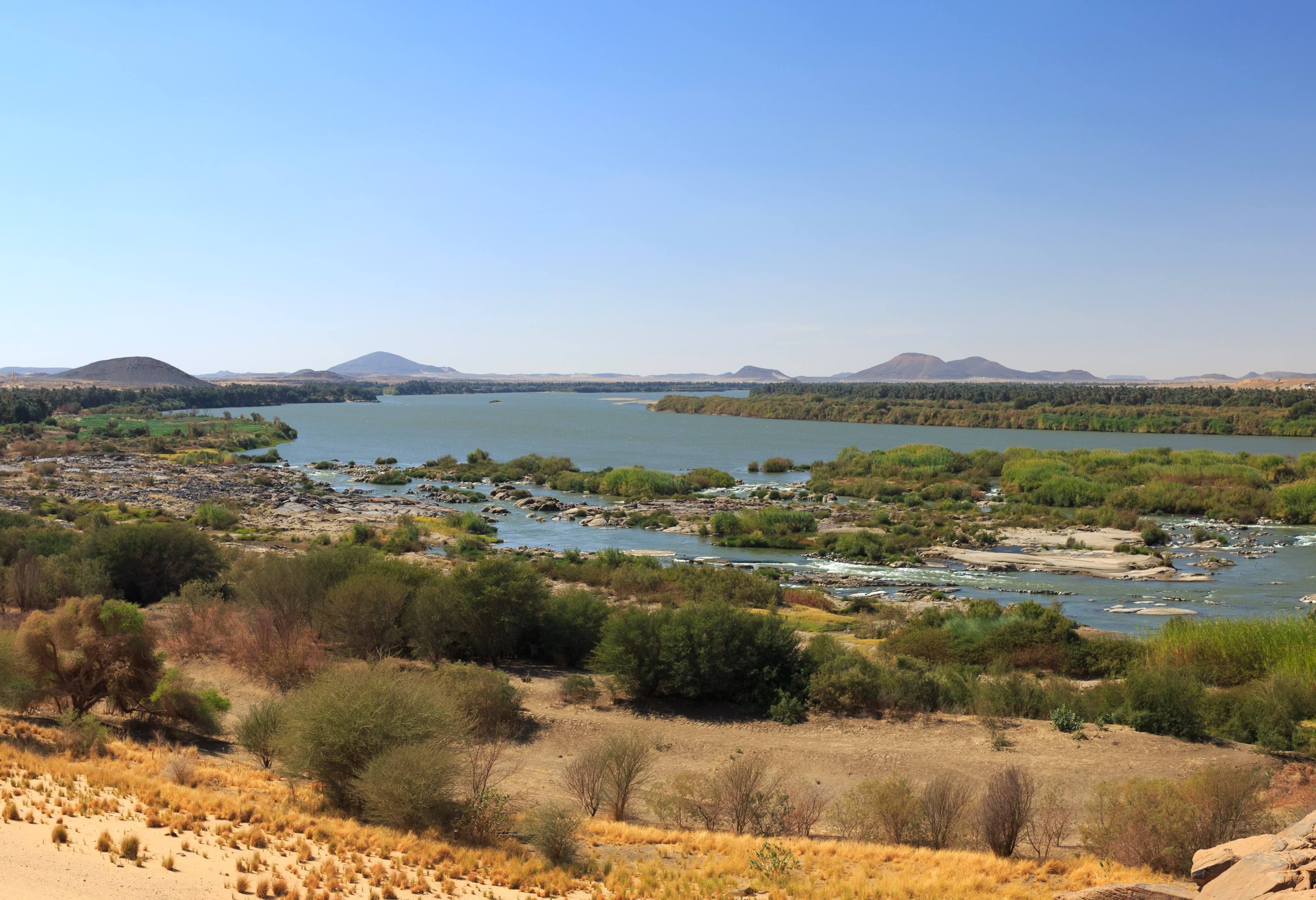 A pyramid monument surrounded by green hills at Rutovu marking the source of the Nile